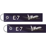 KEY-E-7 PLANE NAVY AND WHITE