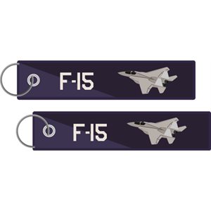KEY-F-15PLANE NAVY AND WHITE