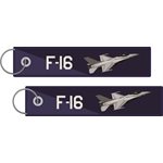 KEY-F-16 PLANE NAVY AND WHITE