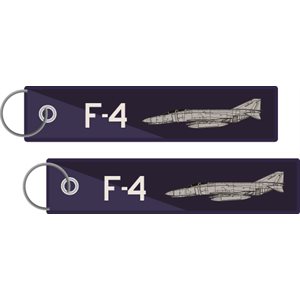 KEY-F-4 PLANE NAVY AND WHITE