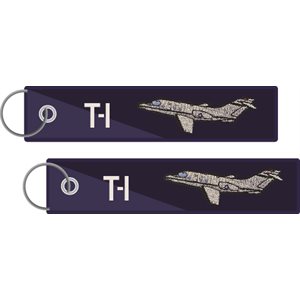 KEY-F-1 PLANE NAVY AND WHITE