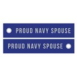 KEY- PROUD NAVY SPOUSE  (SILVER)