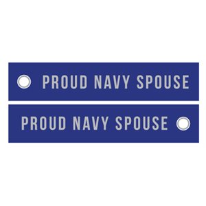 KEY- PROUD NAVY SPOUSE (SILVER)
