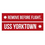KEY /  REMOVE BEFORE FLIGHT USS YORKTOWN
