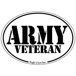 MAGNET-ARMY VETERAN (LETTERS ONLY) 