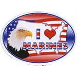 MAGNET-I LOVE MARINES (DX18)