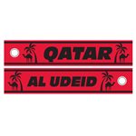 KEY-QATAR AL UDEID W / CAMEL AND PALM TREE(RED&BLK)