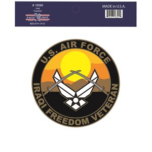 DEC-OPERATION IRAQI FREEDOM AF VET(5X5)#(DXX12)