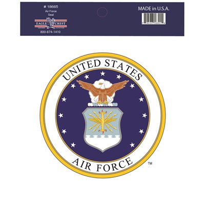 DEC-U.S. AIR FORCE SEAL (USA MADE) @