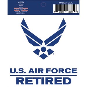DEC- AIR FORCE WINGS / RETIRED (USA MADE)