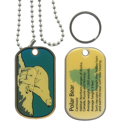 DOG TAG-POLAR BEAR (SMITHSONIAN)[DXX14]