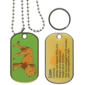 DOG TAG-LION (SMITHSONIAN)[DXX14]