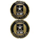 COIN-ARMY RETIRED SOLIDER FOR LIFE