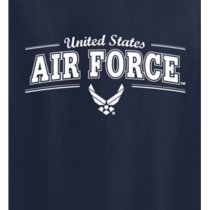 T / US AIR FORCE W / HAP (WHT)