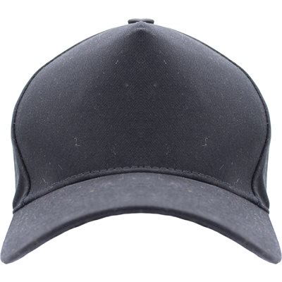 CAP-BLACK, TWILL, 5-PANEL