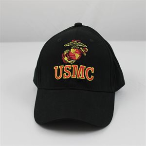 CAP-USMC W / LOGO (BLK) 3 / LOC BOC[LX] @ ! #