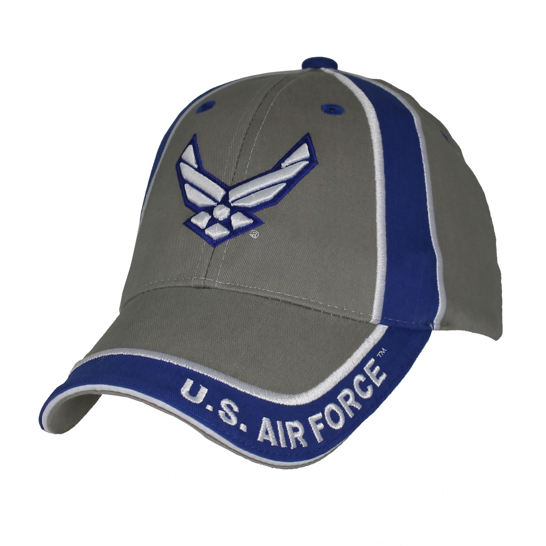 CAP-US AIR FORCE MULTI 3D GRY RYL-4LOC 