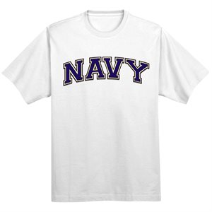 Navy Arched Moisture Wicking Long Sleeve Shirt