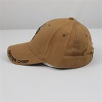 CAP-MASTER CHIEF PETTY OFFICE W / ANCHOR (COYOTE BRN) (DX) 20 !