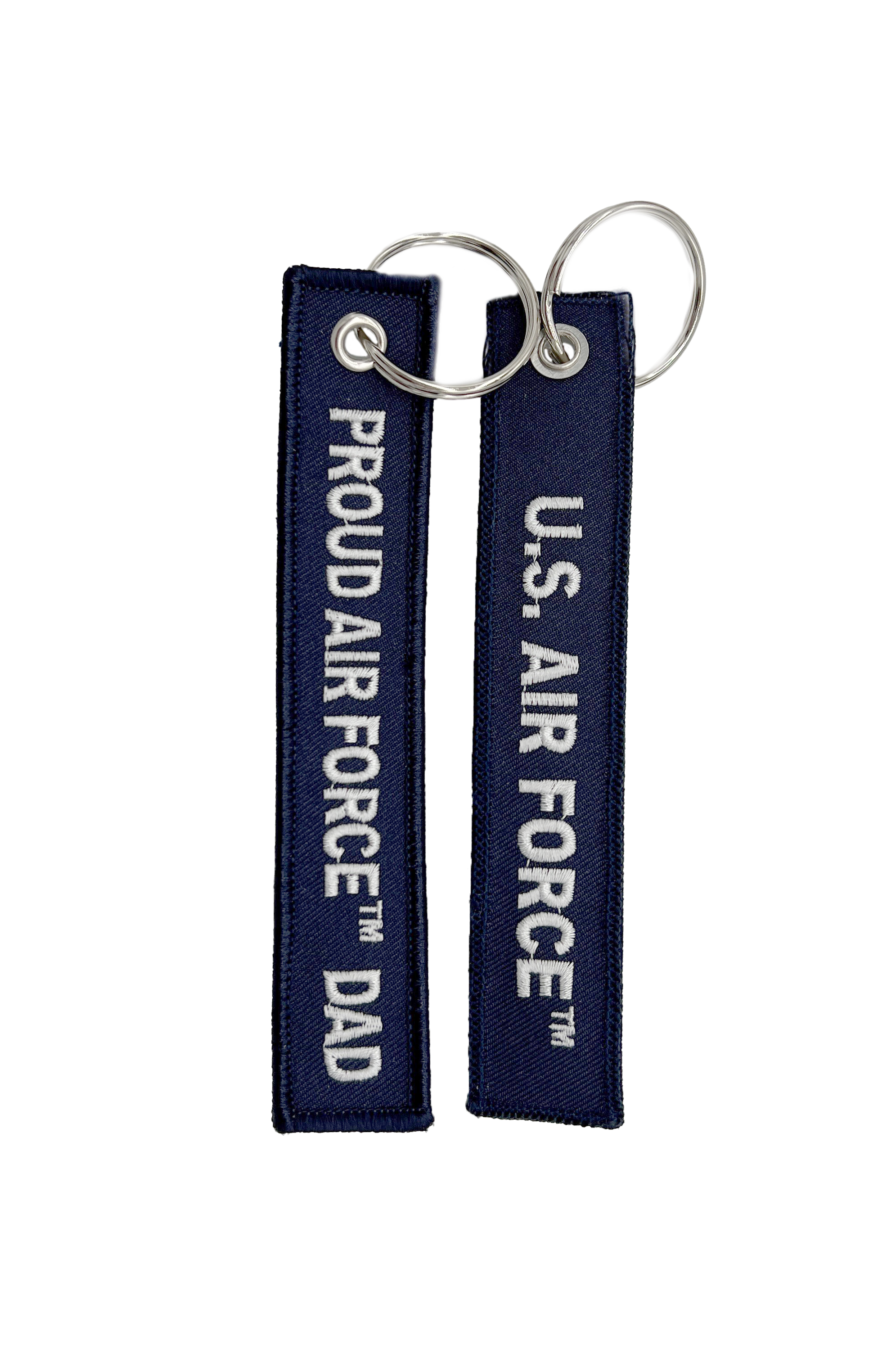 KEYCHAIN-PROUD AIR FORCE DAD 5 3 / 4"x1"