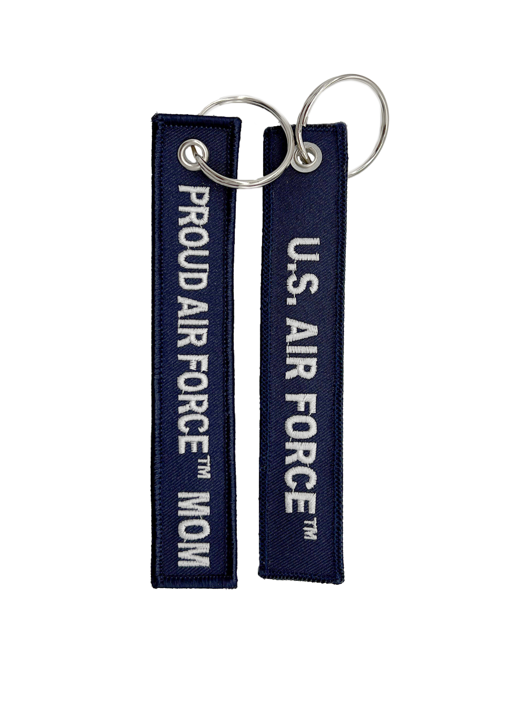 KEYCHAIN-PROUD AIR FORCE MOM 5 3 / 4"x1"