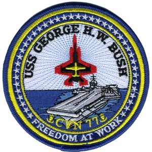 USS GEORGE H.W. BUSH CVN 77 (FLDK) (4")