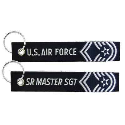 KEYCHAIN-AF-SR MASTER SGT[DX18]
