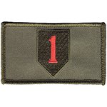 1ST INFANTRY ODGN  /  2PIECE (H&L) ATTCH2X3"[DX18]