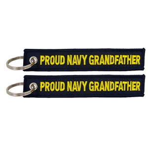KEYCHAIN-PROUD NAVY GRANDFATHER(DX18)