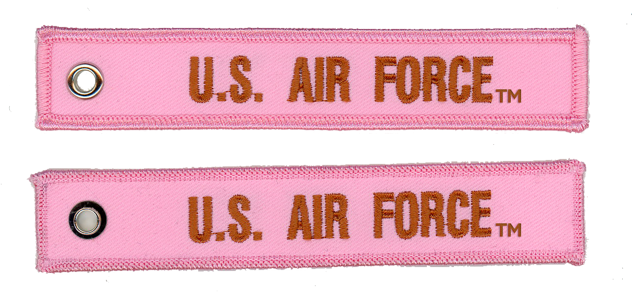 KEYCHAIN- U.S. AIR FORCE (PINK)