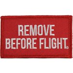 PAT-REMOVE BEFORE FLIGHT (RED) / 2PIECE (H&L) ATTCH2X3"[LX18]