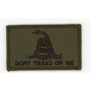 PAT-DONT TREAD ON ME / COILED SNAKE (OD) / 2PIECE (H&L) ATTCH[LX18]