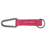 KEYCHAIN-US AIR FORCE W / CARABINER (PNK)[DX19]