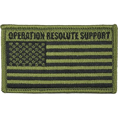 PAT-ORS W / FLAG (ODGRN) / 2PIECE (H&L) ATTCH DX26