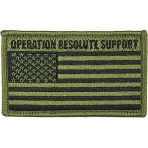 PAT-ORS W / FLAG (ODGRN) / 2PIECE (H&L) ATTCH DX26