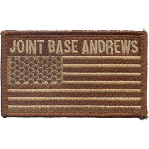 PAT-ANDREWS AFB JBA W / FLAG TAN H&L[DX19]