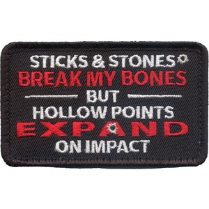 PAT-STICKS AND STONES BUT HOLLOW POINTS