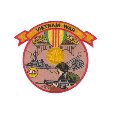 PAT-VIETNAM WAR(4 1 / 2")(FLDK)