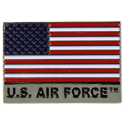 PIN-AMERICAN FLAG / U.S. AIR FORCE (DX)