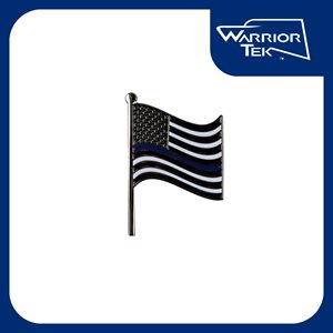 PIN-THIN BLUE LINE FLAG (NOT FOR AAFES)