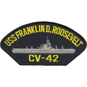 W / USS FRANKLIN D. ROOSEVELT CV-42