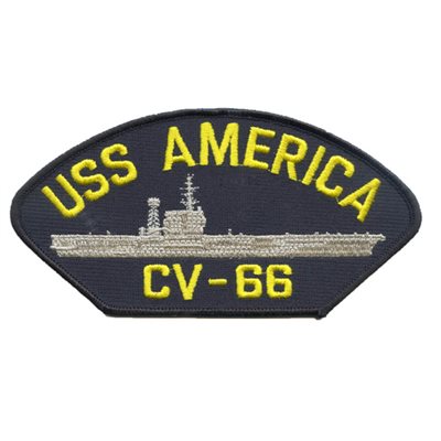W / USS AMERICA(CV-66) (LX) @