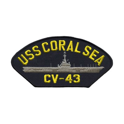 W / USS CORAL SEA(CV-43) @