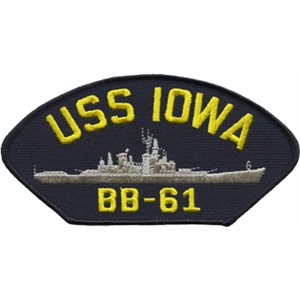 W / USS IOWA (BB-61) (LX) @