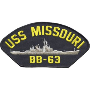 W / USS MISSOURI(BB-63] (NEX) (@