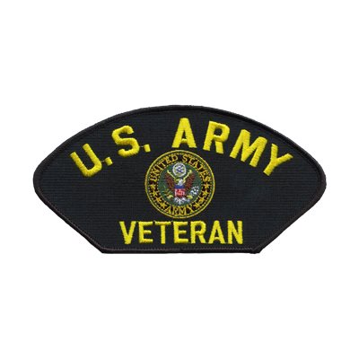 W / U.S.ARMY VETERAN(W / LO)(BLK) (LX)