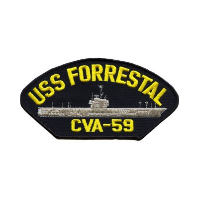 W / USS FORRESTAL CVA-59 @