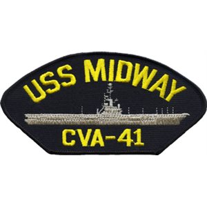 W / USS MIDWAY CVA-41 @