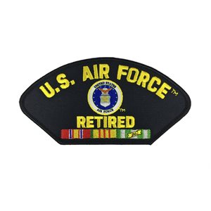 W / US AIR FORCE RETIRED(RIBBON)@