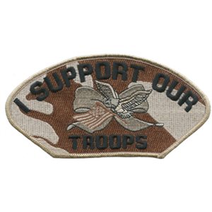 W / I SUPPORT OUR TROOPS(D CAMO) (LX)